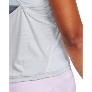 Under Armour Qualifier Iso-chill Running Tank Top, White (100)/Reflective, Large