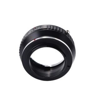 K&F Concept Lens Adapter - fits FUJIFILM - X (FX) Mount Cameras for Minolta MD Mount Lenses + Lens Cleaning Cloth