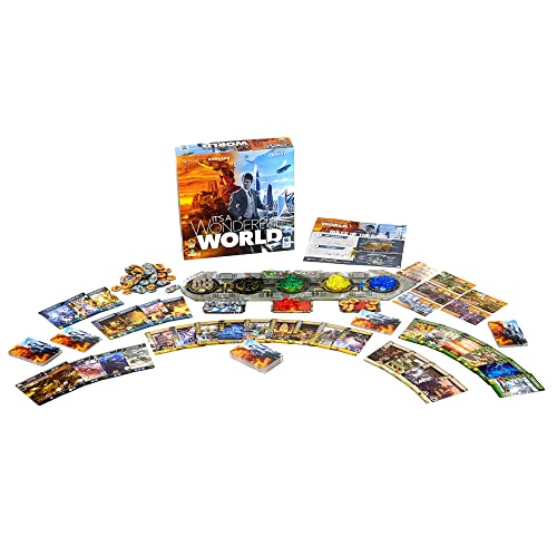 It's A Wonderful World Board Game - Build Your Empire in This Strategic Card Game for Kids and Adults, Ages 14+, 1-5 Players, 30-60 Minute Playtime, Made by Lucky Duck Games