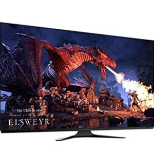 Alienware 55 OLED Gaming Monitor: AW5520QF, World’s First 55" OLED Gaming Monitor. Featuring 4K Resolution 3840 x 2160 at 120Hz True-to-Life Colors, Low Input Latency and AW Legend Industrial Design