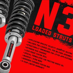 Rough Country 2" N3 Loaded Struts (fits) 2012-2018 Ram Truck 1500 4WD Lifted Coil Spring Struts 500028