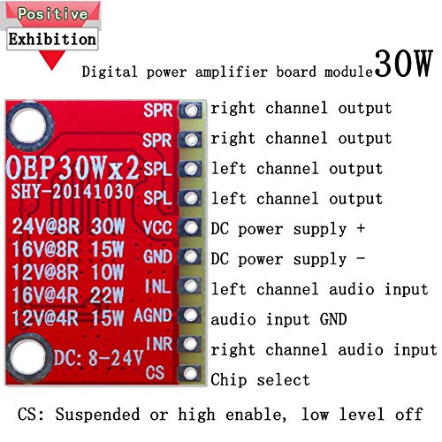 Comimark OEP30Wx2 Audio Module Class D Digital Power Amplifier Board Replace TDA8932 (2Pcs)