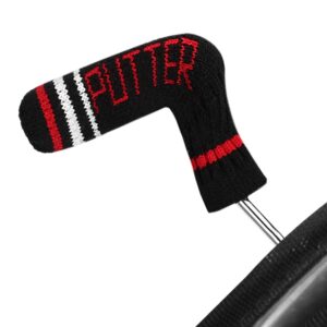 scott edward blade putter cover knitted, 1 piece in pack, fits golf blade putters cute and soft