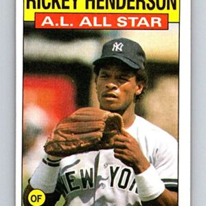 1986 Topps #716 Rickey Henderson AS NM-MT Yankees