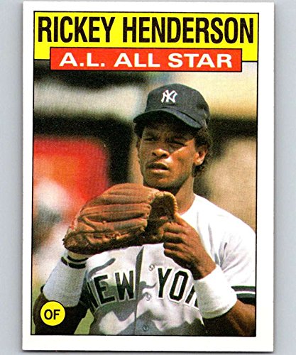 1986 Topps #716 Rickey Henderson AS NM-MT Yankees