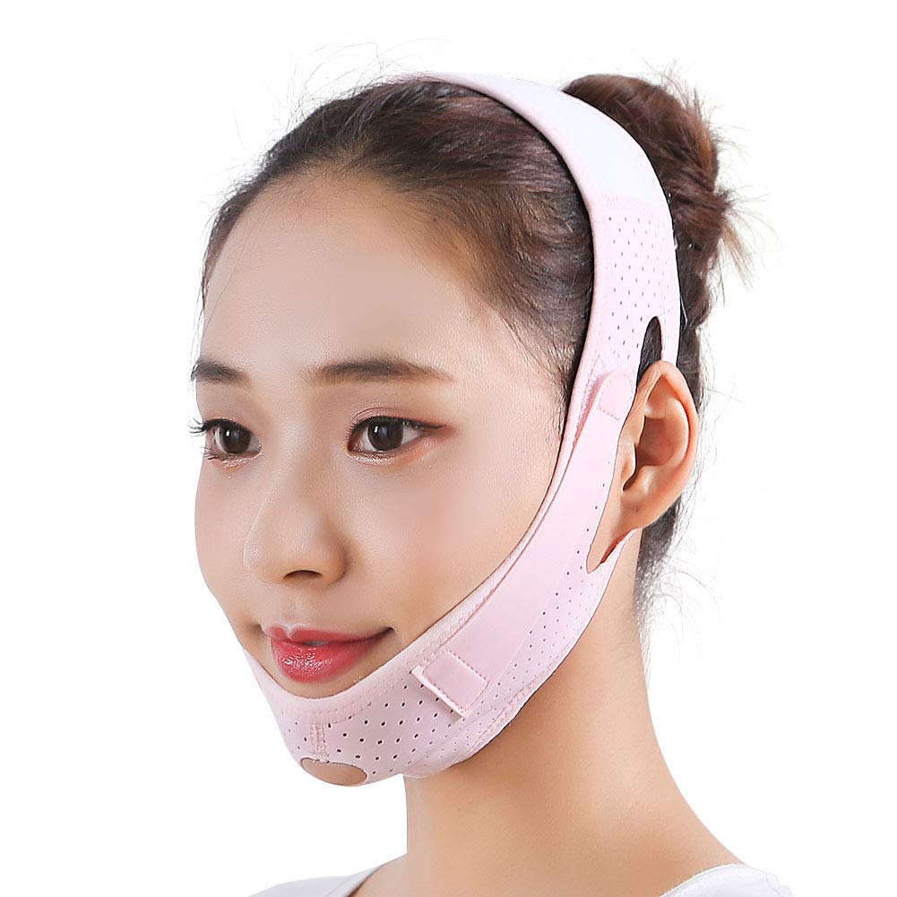 Face Lifting Belt, Double Chin Reducer, Facial Intense Lifting Slim Belt Double Chin Strap, Skin Care Chin Lifting Firming Strap Reducing Belts for Women