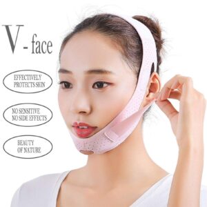 Face Lifting Belt, Double Chin Reducer, Facial Intense Lifting Slim Belt Double Chin Strap, Skin Care Chin Lifting Firming Strap Reducing Belts for Women