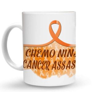 makoroni - chemo ninja cancer assassin cancer awareness coffee mug, x14