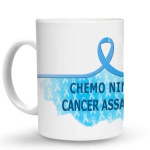 makoroni - chemo ninja cancer assassin cancer awareness coffee mug, s16
