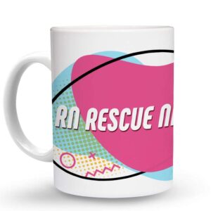 makoroni - rn rescue ninja - 11 oz. ceramic coffee mug coffee cup, e70