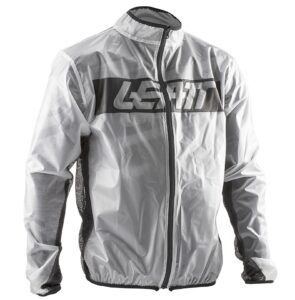 leatt brace men's standard race cover rain jacket, translucent, medium, 50200011