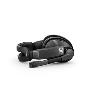 Sennheiser GSP 370 Over-Ear Wireless Gaming Headset, Low-Latency Bluetooth,Noise-Cancelling Mic, Flip-to-Mute, Audio Presets - PC, Mac, Windows, and PS4 Compatible - Black