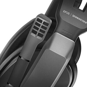 Sennheiser GSP 370 Over-Ear Wireless Gaming Headset, Low-Latency Bluetooth,Noise-Cancelling Mic, Flip-to-Mute, Audio Presets - PC, Mac, Windows, and PS4 Compatible - Black