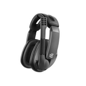 Sennheiser GSP 370 Over-Ear Wireless Gaming Headset, Low-Latency Bluetooth,Noise-Cancelling Mic, Flip-to-Mute, Audio Presets - PC, Mac, Windows, and PS4 Compatible - Black