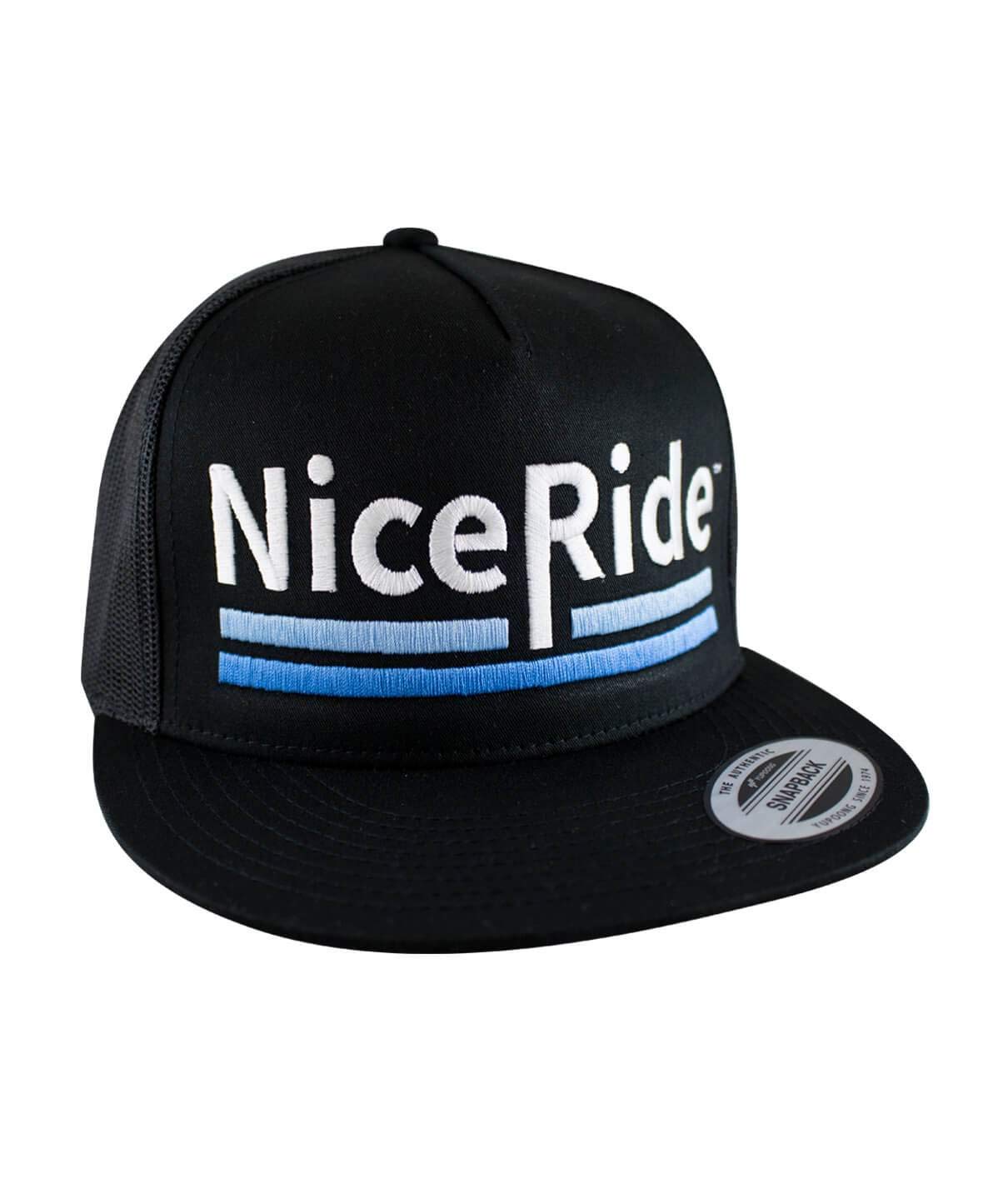 Low Tide Trucker Classic Snapback Trucker Baseball Hat Black/Black