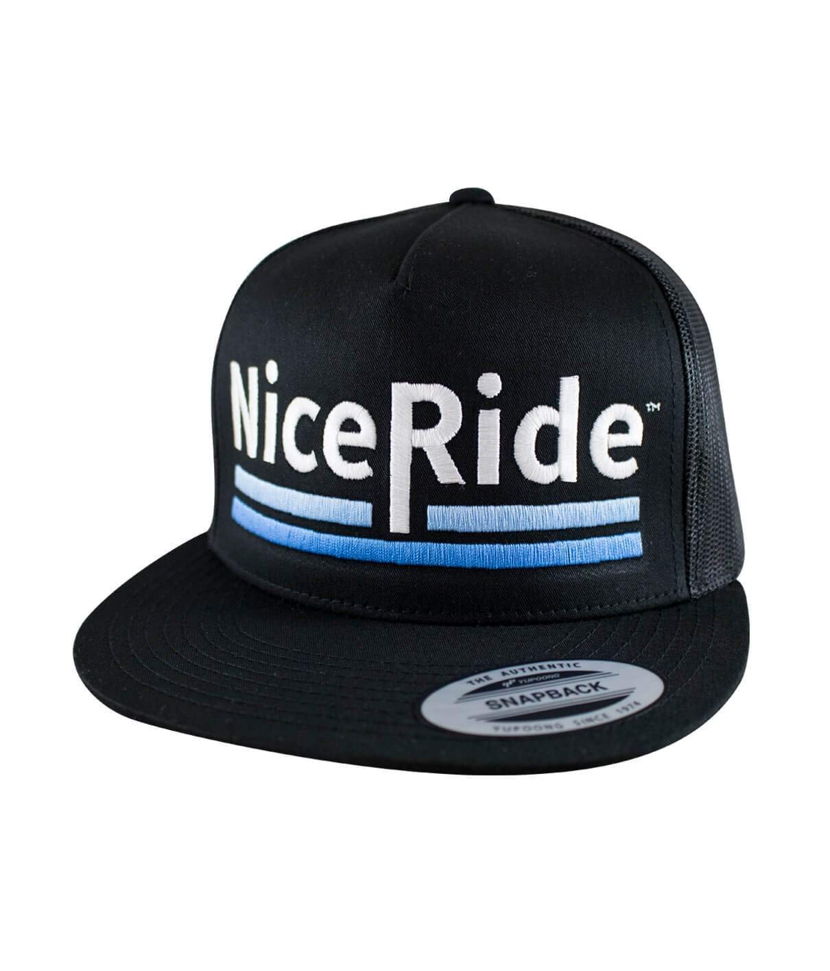 Low Tide Trucker Classic Snapback Trucker Baseball Hat Black/Black