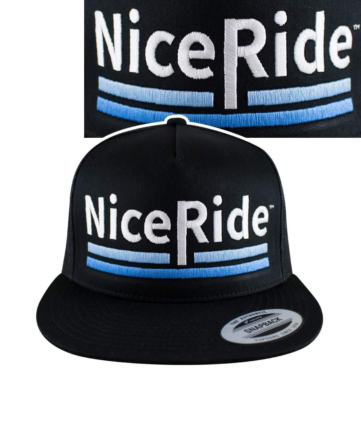 Low Tide Trucker Classic Snapback Trucker Baseball Hat Black/Black