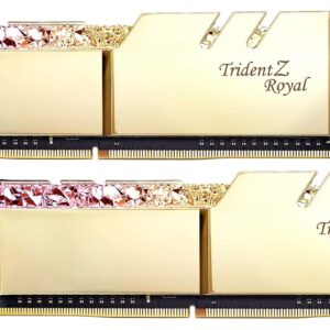 G.Skill 32GB DDR4 Trident Z Royal Gold 3600Mhz PC4-28800 CL16 1.35V Dual Channel Kit