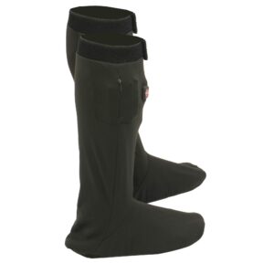 Nexgen Heat MP7905 Men's Black Heated Winter Sock for Ski, Riding - Top and Bottom Heating Elements w/Battery - Large