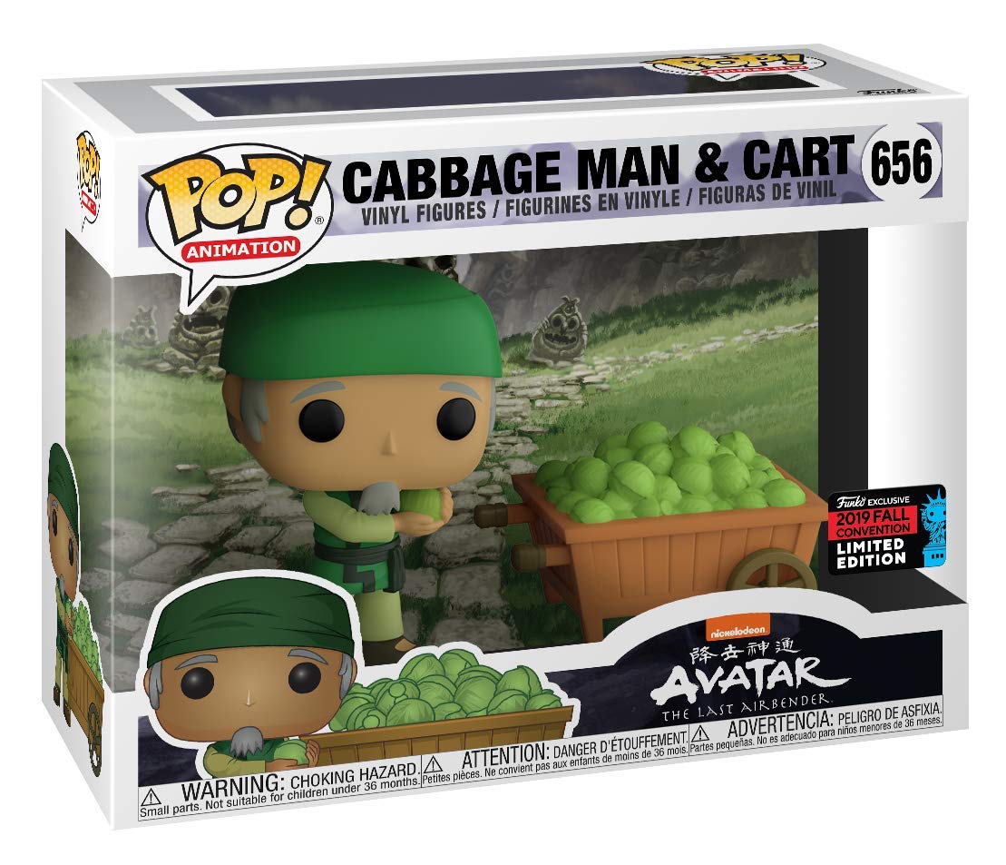 Funko POP! Animation: Avatar - Cabbage Man and Cart, Fall Convention Exclusive