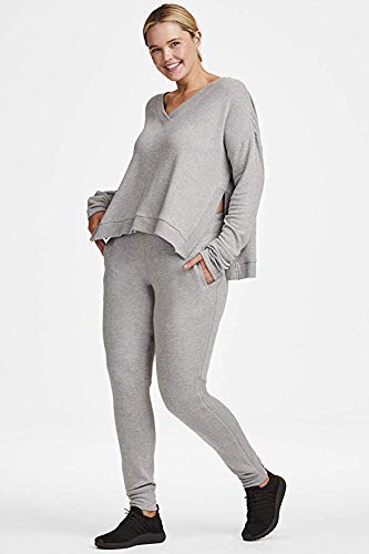 Alala Women's Wander Sweatshirt (X-Small, Grey Rib)