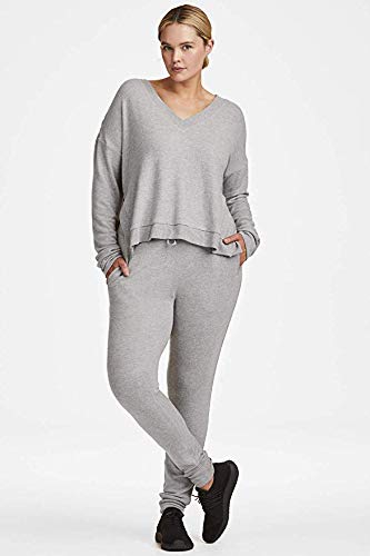 Alala Women's Wander Sweatshirt (X-Small, Grey Rib)