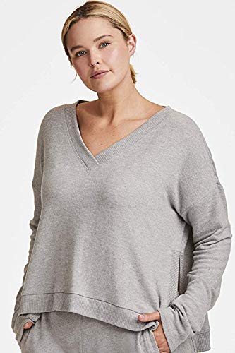 Alala Women's Wander Sweatshirt (X-Small, Grey Rib)