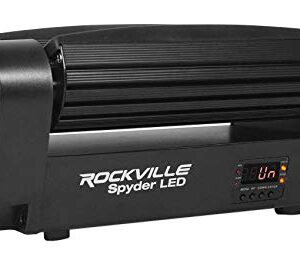 Rockville Spyder LED (8) Beam Moving Head Motorized DMX DJ/Party/Club Pro Light