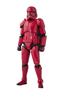 bandai spirits s.h.figuarts star wars sith trooper (star wars: the rise of skywalker) 6in. pvc & abs painted action figure