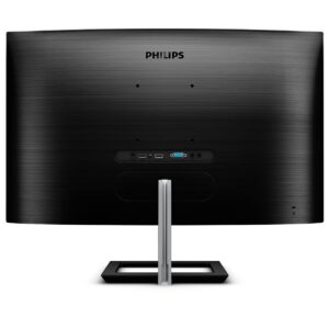 PHILIPS 272E1CA 27" Curved Frameless Monitor, Full HD 1080P, 100% sRGB, Adaptive-Sync, Speakers, VESA, 4Yr Advance Replacement Warranty