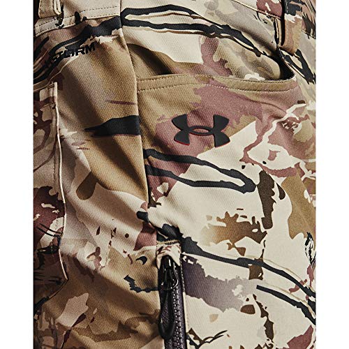 Under Armour mens Backwoods Straight Leg Pants , Ua Barren Camo (999)/Black , 36/30