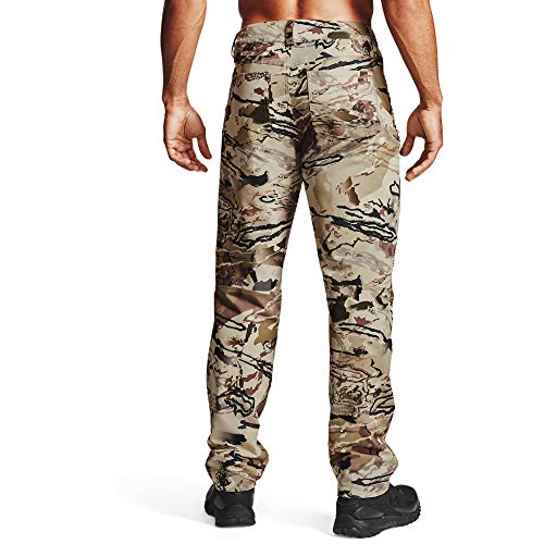 Under Armour mens Backwoods Straight Leg Pants , Ua Barren Camo (999)/Black , 36/30