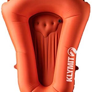 Klymit Litewater Dinghy (LWD) Packraft Inflatable Kayak, Light Inflatable Raft Packs Small for Backpacking, One Size, ORANGE-2020