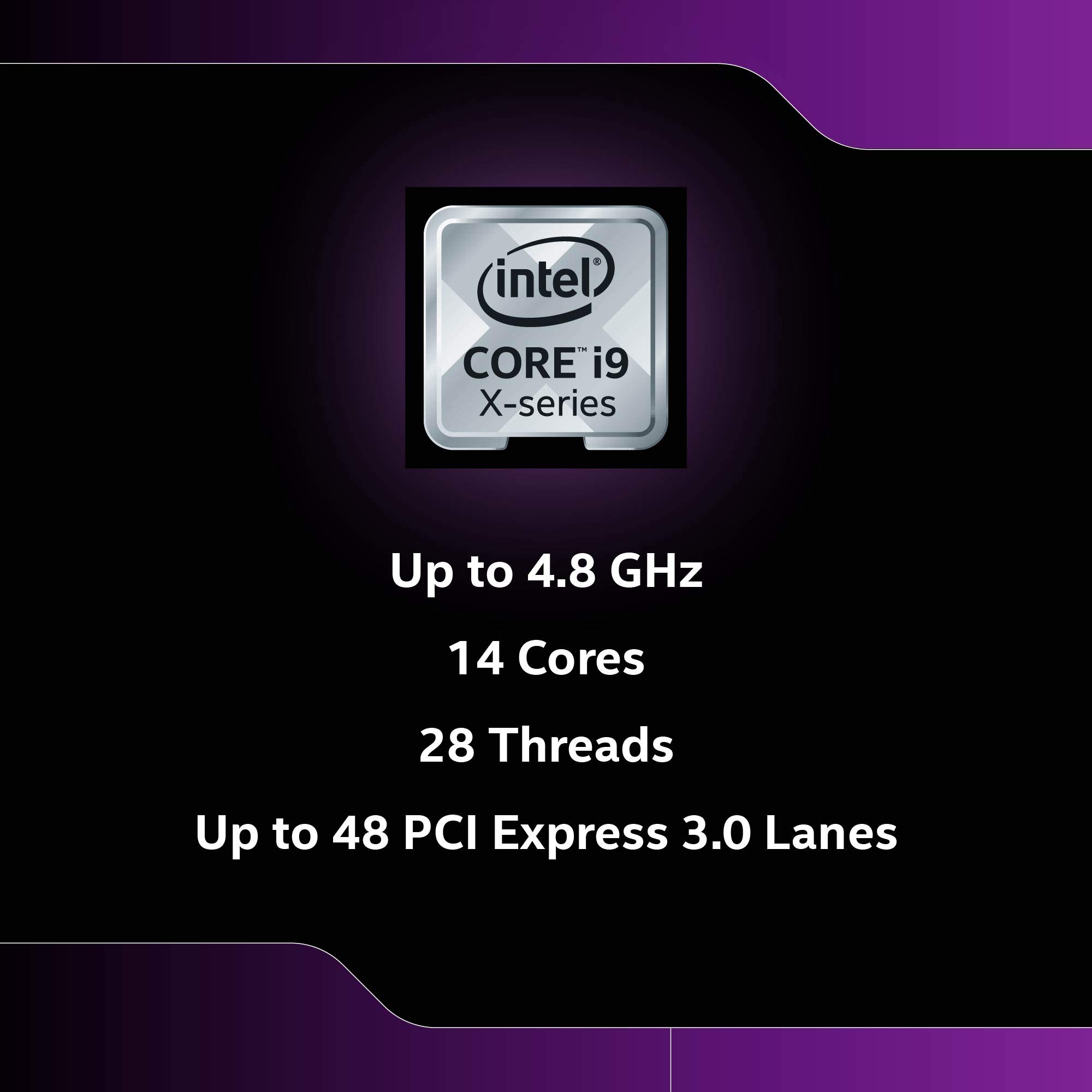 Intel Core i9-10940X Desktop Processor 14 Cores up to 4.8GHz Unlocked LGA2066 X299 Series 165W, BX8069510940X
