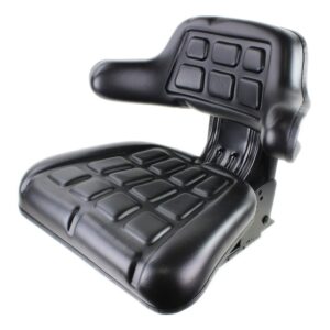 e-d9nn400db12b wrap around black tractor seat for ford / new holland naa, 2n, 8n, 9n, 501, 600, 700, 800, 900, 2610, 2810, 2910, 2120, 2600, 2110, 2000, 3400, 3330, 3300, 3500, 3310, 3120, 3230, 3000+