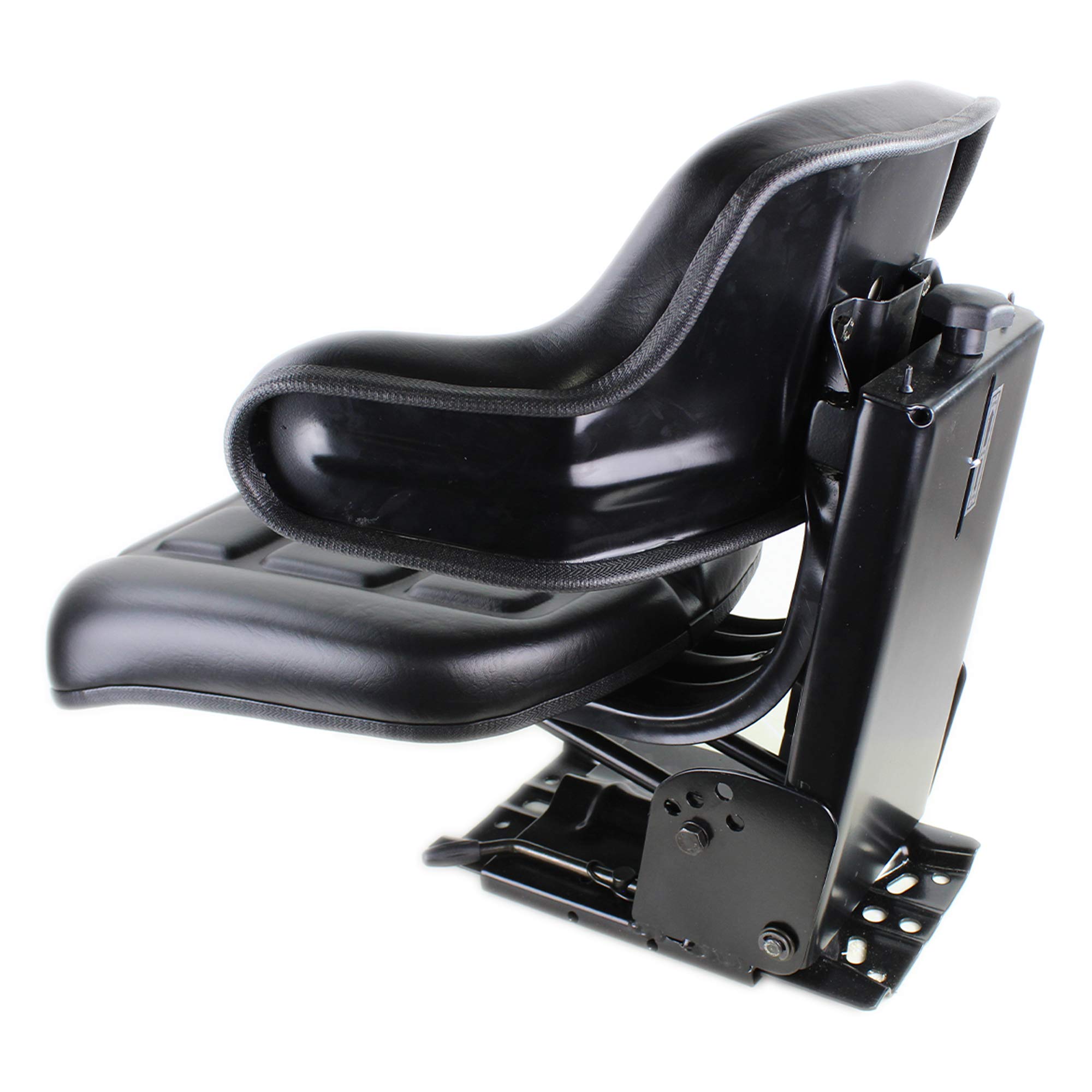 E-D9NN400DB12B Wrap Around Black Tractor Seat for Ford / New Holland NAA, 2N, 8N, 9N, 501, 600, 700, 800, 900, 2610, 2810, 2910, 2120, 2600, 2110, 2000, 3400, 3330, 3300, 3500, 3310, 3120, 3230, 3000+