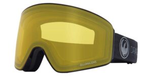 dragon alliance pxv asian fit snow goggle (echo, photochromic yellow af)