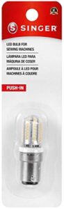 push-in led light bulb for sewing machines