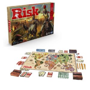 Hasbro Gaming Risk Game with Dragon; for Use with Amazon Alexa; Strategy Board Game Ages 10 and Up; with Special Dragon Token