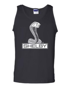 shelby cobra tank top american classic muscle car ford mustang sleeveless black xx-large