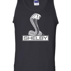 Shelby Cobra Tank Top American Classic Muscle Car Ford Mustang Sleeveless Black XX-Large