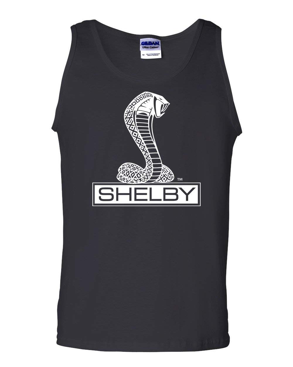 Shelby Cobra Tank Top American Classic Muscle Car Ford Mustang Sleeveless Black XX-Large