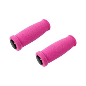 kick push new replacement handle grips for razor scooter - foam grip for handlebar (pink)