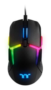 thermaltake level 20 rgb gaming mouse (gmo-lvt-wdoobk-01), black