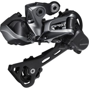 shimano grx rd-rx817 rear derailleur - 11-speed, long cage, black, with clutch, di2, for 1x