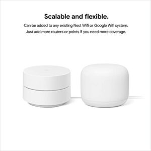 Google Nest Wifi - Home Wi-Fi System - Wi-Fi Extender - Mesh Router for Wireless Internet - 2 Pack