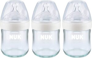 nuk simply natural glass baby bottles