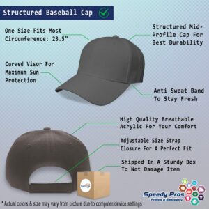 Speedy Pros Baseball Cap American Veteran Korean War A Embroidery Acrylic Dad Hats for Men & Women Strap Closure Dark Grey