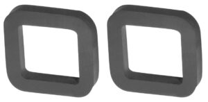 b&w trailer hitches 2" silencer pad - 2 pack - ts35020