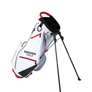 bridgestone golf lightweight stand bag-white